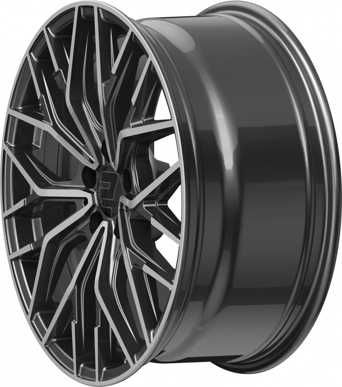 2DRV WH37 dark gunmetal poliert 8.5x19 ET48 - LK5/112 ML66.6