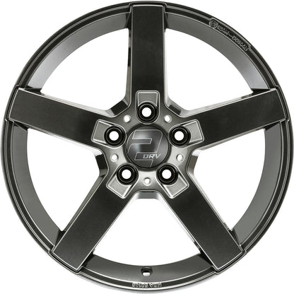 2DRV WH31 daytona grau lackiert 8x18 ET43 - LK5/120 ML72.6