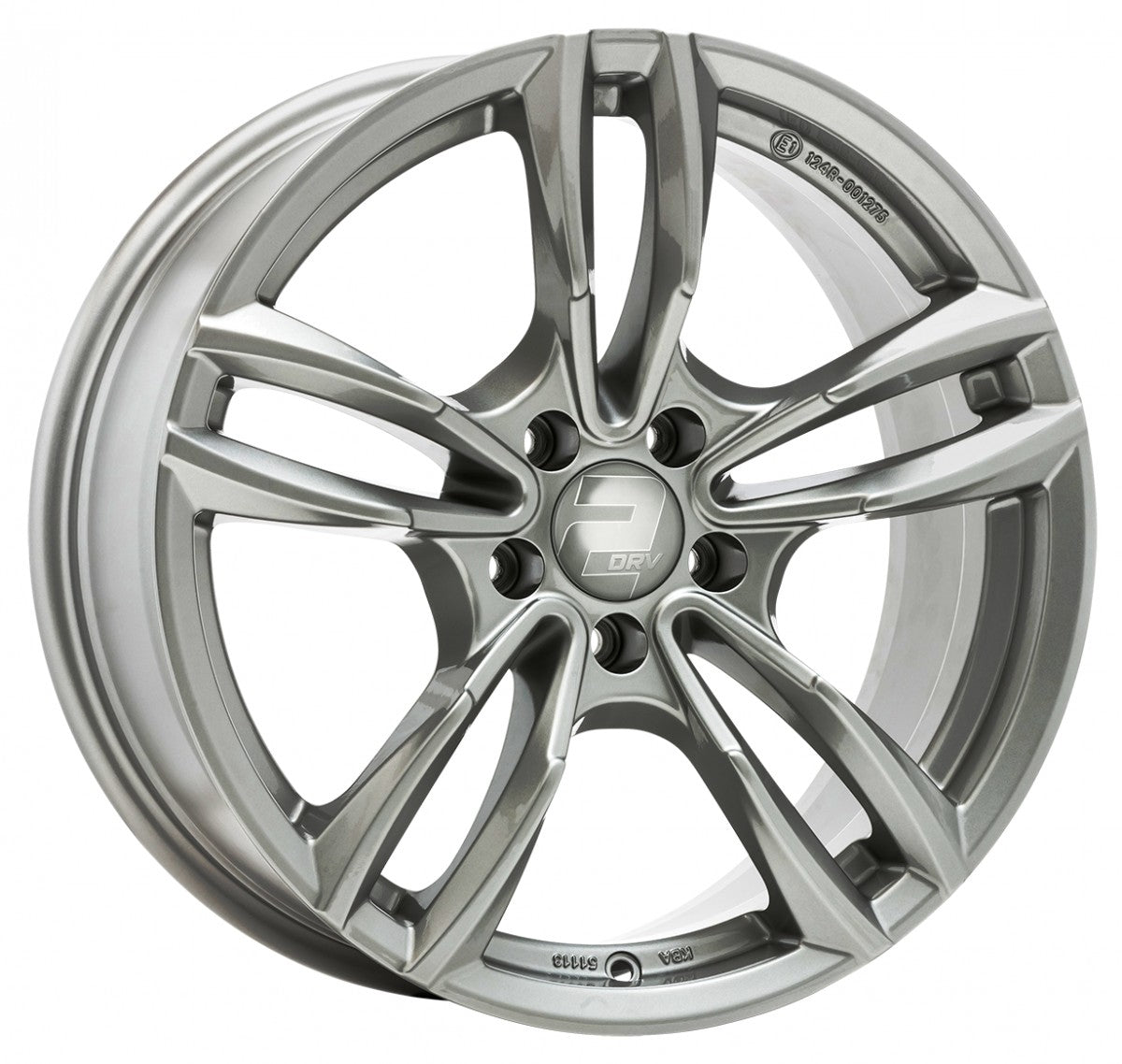 2DRV WH29 daytona grau lackiert 8.5x18 ET35 - LK5/120 ML72.6