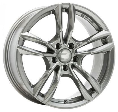 2DRV WH29 daytona grau lackiert 8.5x18 ET35 - LK5/120 ML72.6
