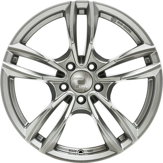 2DRV WH29 daytona grau lackiert Alufelge 8.5x18 Zoll ET42 LK 5x120 ML72.6 – Bild 2