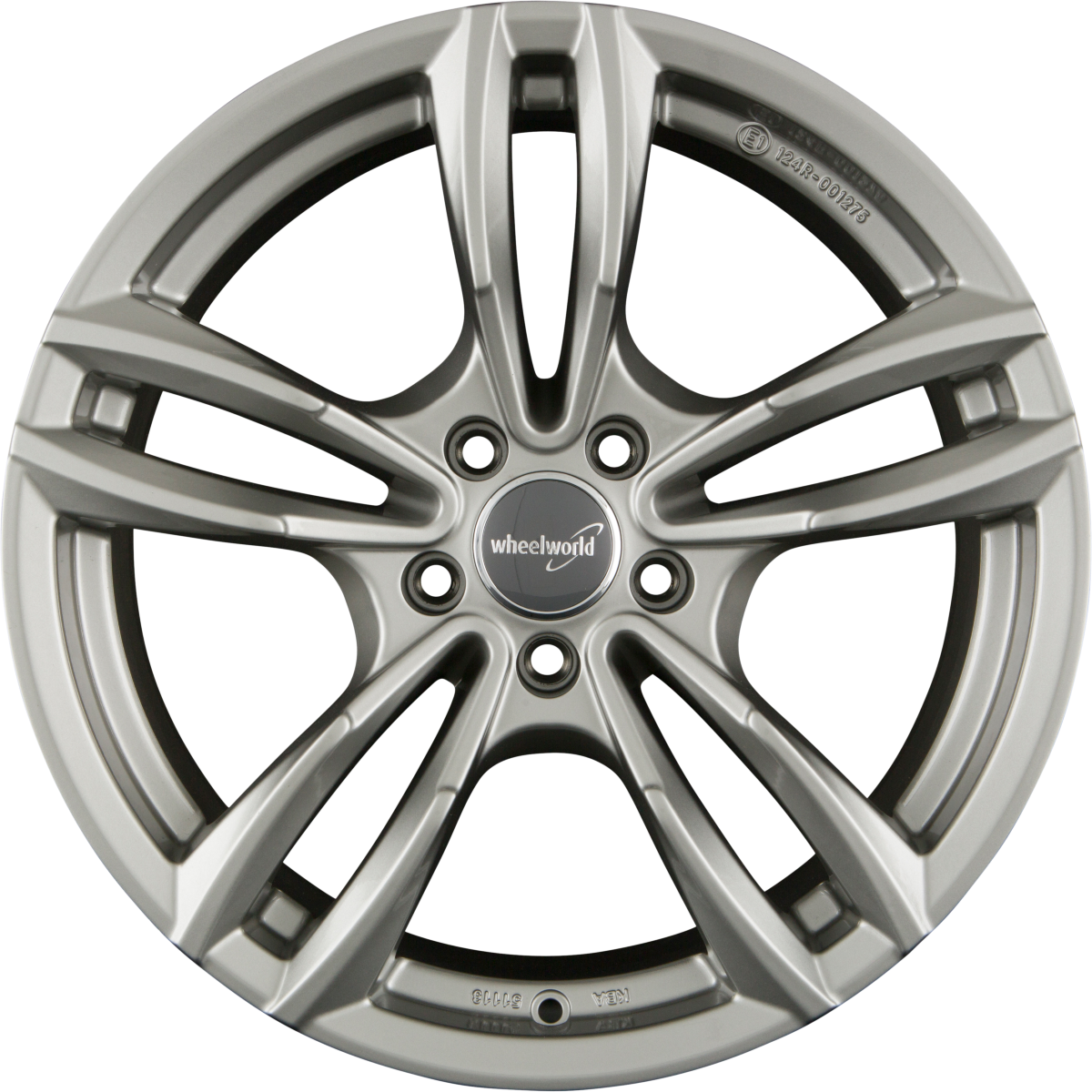 2DRV by WHEELWORLD WH29 Daytona Grau Glänzend Lackiert (DG+) Alufelge 8x18 Zoll ET30 LK 5x112 ML66.6