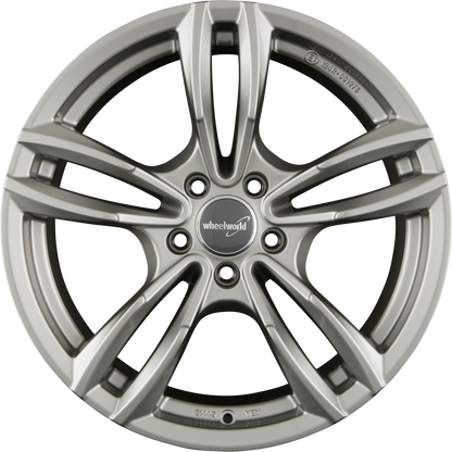 2DRV by WHEELWORLD WH29 Daytona Grau Glänzend Lackiert (DG+) Alufelge 8x18 Zoll ET30 LK 5x112 ML66.6