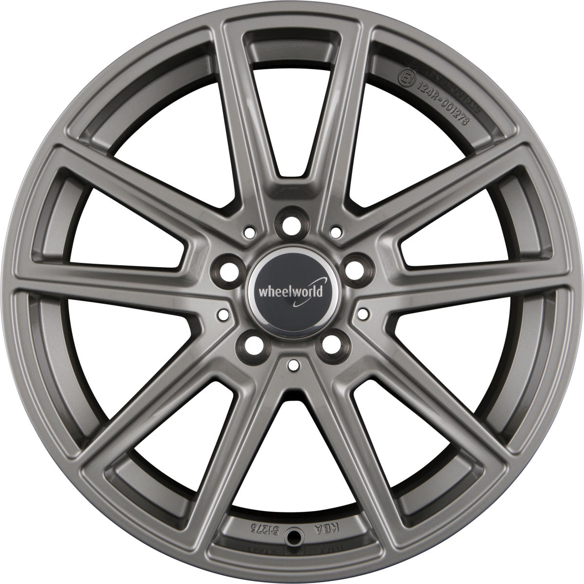 2DRV by WHEELWORLD WH30 Daytona Grau Glänzend Lackiert (DG+) Alufelge 7.5x17 Zoll ET45 LK 5x112 ML66.6