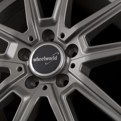 2DRV by WHEELWORLD WH30 Daytona Grau Glänzend Lackiert (DG+) Alufelge 7.5x17 Zoll ET45 LK 5x112 ML66.6 – Bild 4