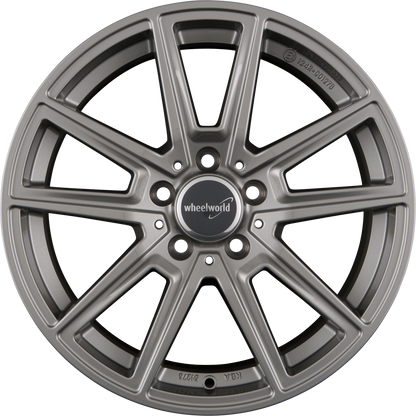 2DRV by WHEELWORLD WH30 Daytona Grau Glänzend Lackiert (DG+) Alufelge 8x18 Zoll ET35 LK 5x112 ML66.6