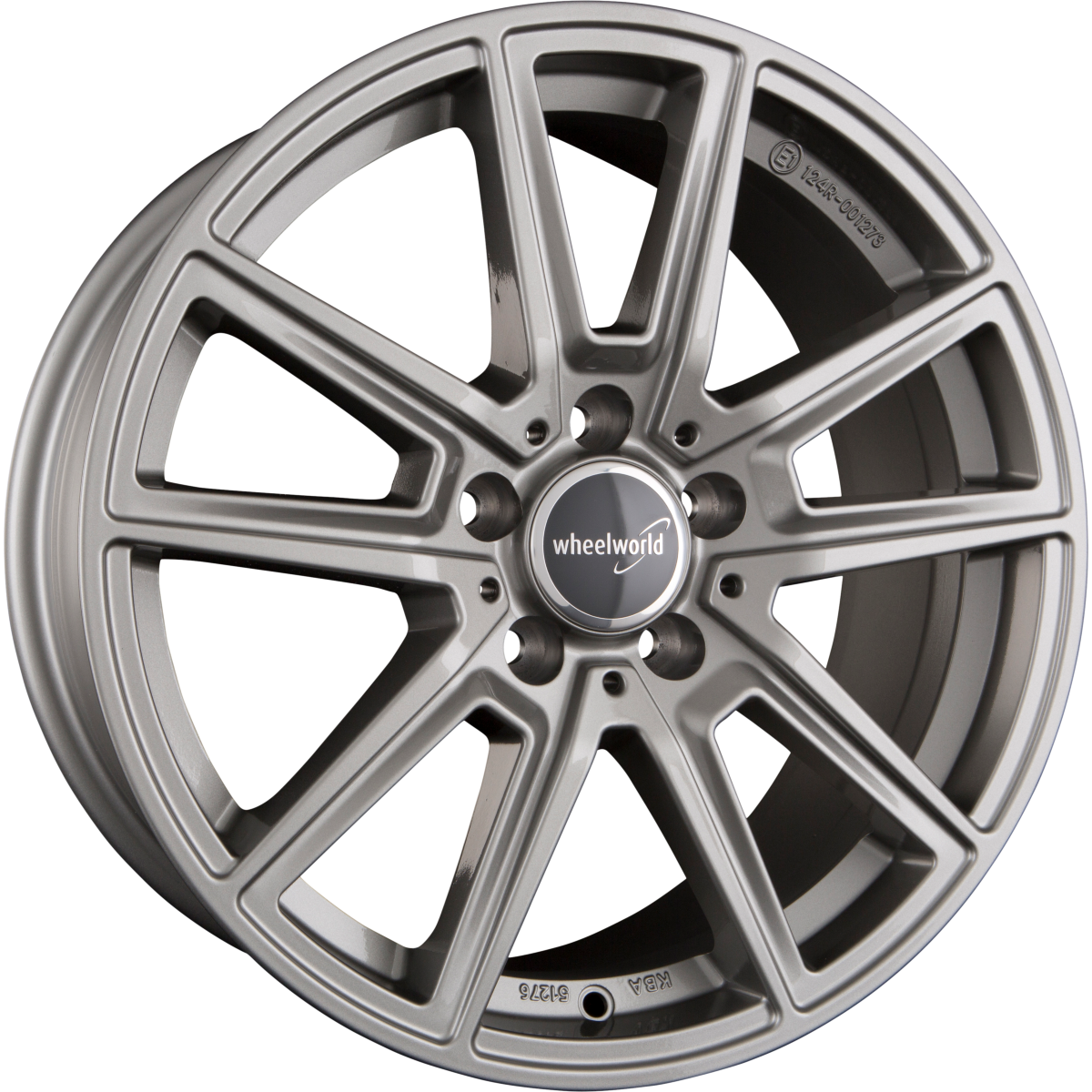 2DRV by WHEELWORLD WH30 Daytona Grau Glänzend Lackiert (DG+) Alufelge 8x18 Zoll ET35 LK 5x112 ML66.6 – Bild 2