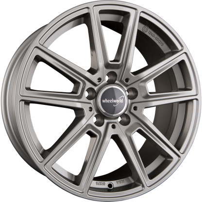 2DRV by WHEELWORLD WH30 Daytona Grau Glänzend Lackiert (DG+) Alufelge 8x18 Zoll ET35 LK 5x112 ML66.6 – Bild 2