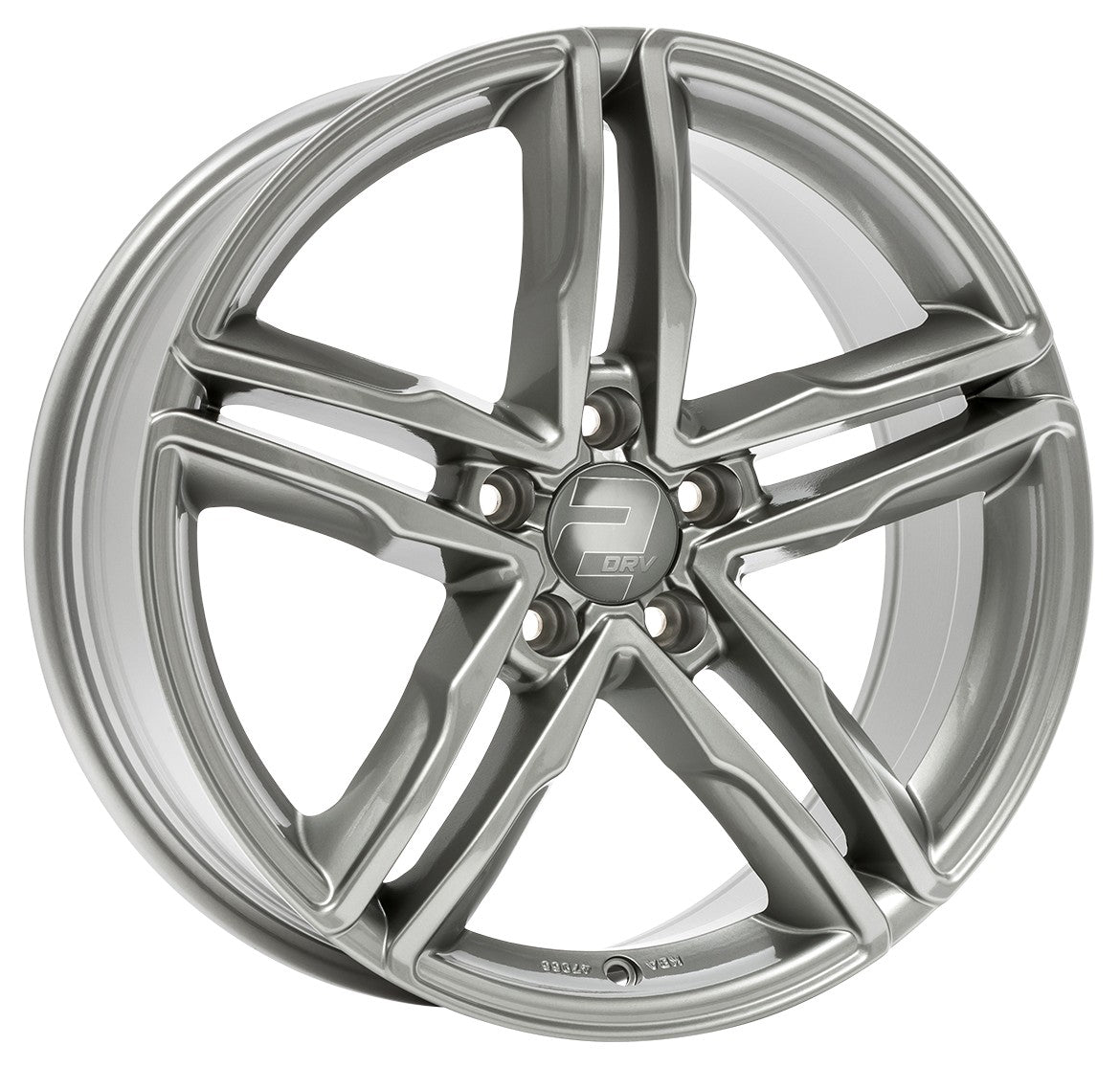 2DRV WH11 daytona grau lackiert 8.5x19 ET30 - LK5/112 ML66.6