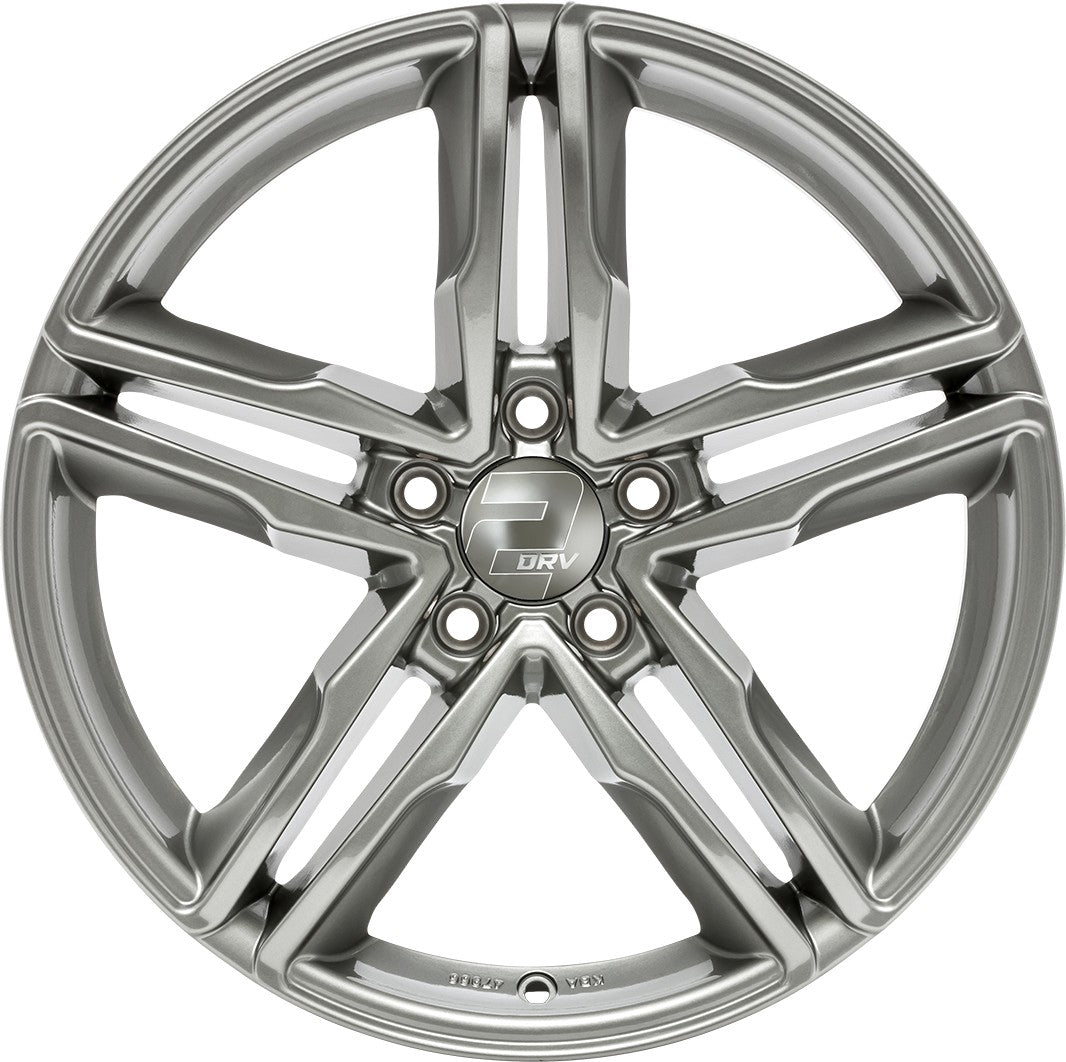 2DRV WH11 daytona grau lackiert 8.5x19 ET35 - LK5/112 ML66.6