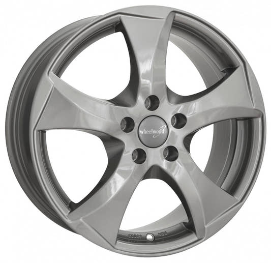 Wheelworld WH22 daytona grau lackiert Alufelge 6.5x16 Zoll ET50 LK 5x112 ML57.1