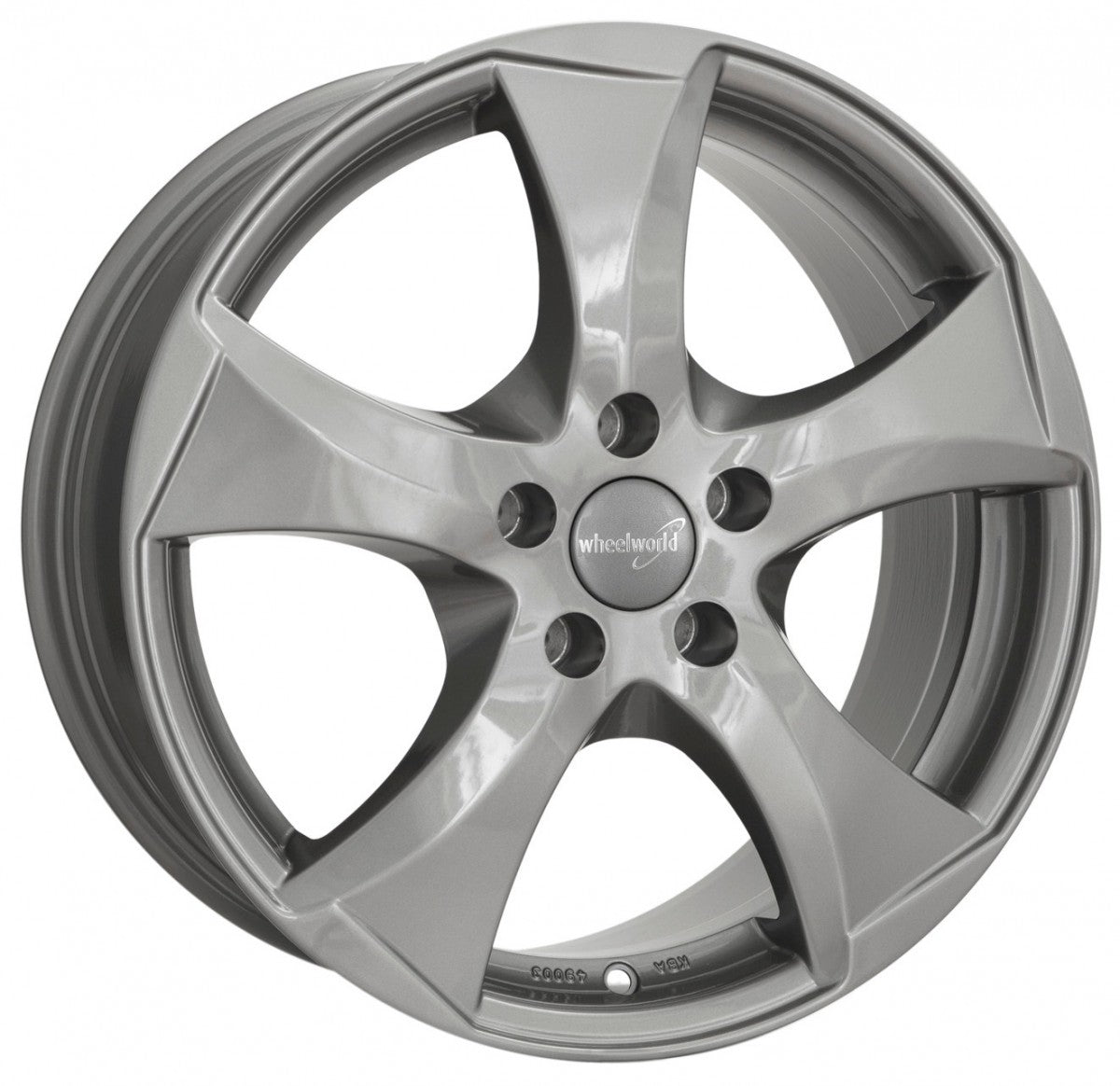 Wheelworld WH22 daytona grau lackiert Alufelge 6.5x16 Zoll ET50 LK 5x112 ML57.1