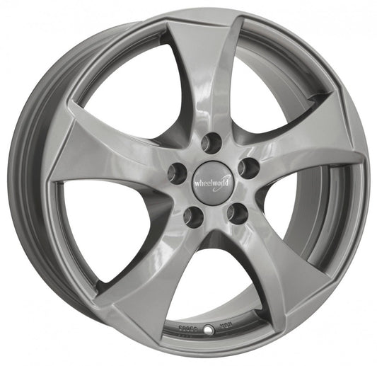 Wheelworld WH22 daytona grau lackiert Alufelge 6.5x16 Zoll ET50 LK 5x112 ML57.1
