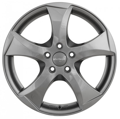Wheelworld WH22 daytona grau lackiert Alufelge 6.5x16 Zoll ET50 LK 5x112 ML57.1 – Bild 2