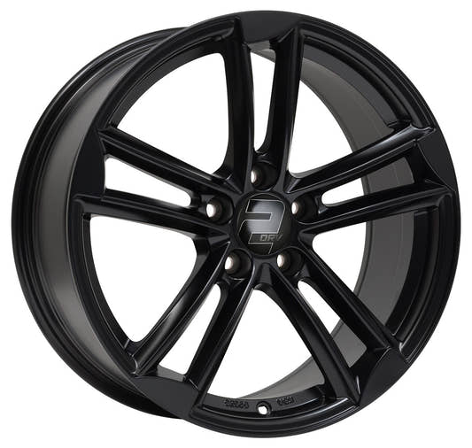 2DRV WH27 schwarz matt lackiert 8.5x19 ET30 - LK5/112 ML66.6