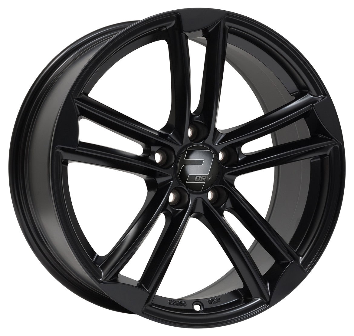 2DRV WH27 schwarz matt lackiert 9x20 ET33 - LK5/112 ML66.6