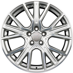 2DRV by WHEELWORLD WH34 Daytona Grau Hochglanzpoliert (DGP+) Alufelge 8.5x19 Zoll ET50 LK 5x120 ML65.1