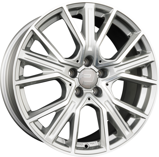 2DRV by WHEELWORLD WH34 Daytona Grau Hochglanzpoliert (DGP+) Alufelge 8.5x19 Zoll ET50 LK 5x120 ML65.1 – Bild 2