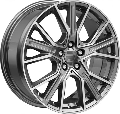 2DRV WH34 daytona grau hochglanzpoliert 9x20 ET21 - LK5/112 ML66.6