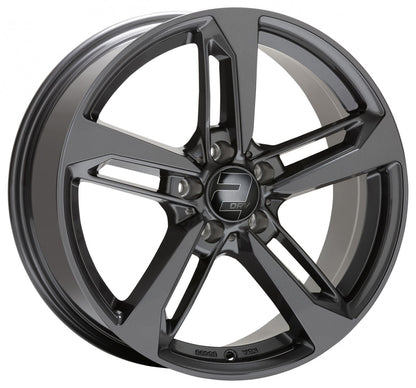 2DRV WH36 daytona grau lackiert 8x18 ET40 - LK5/112 ML66.6