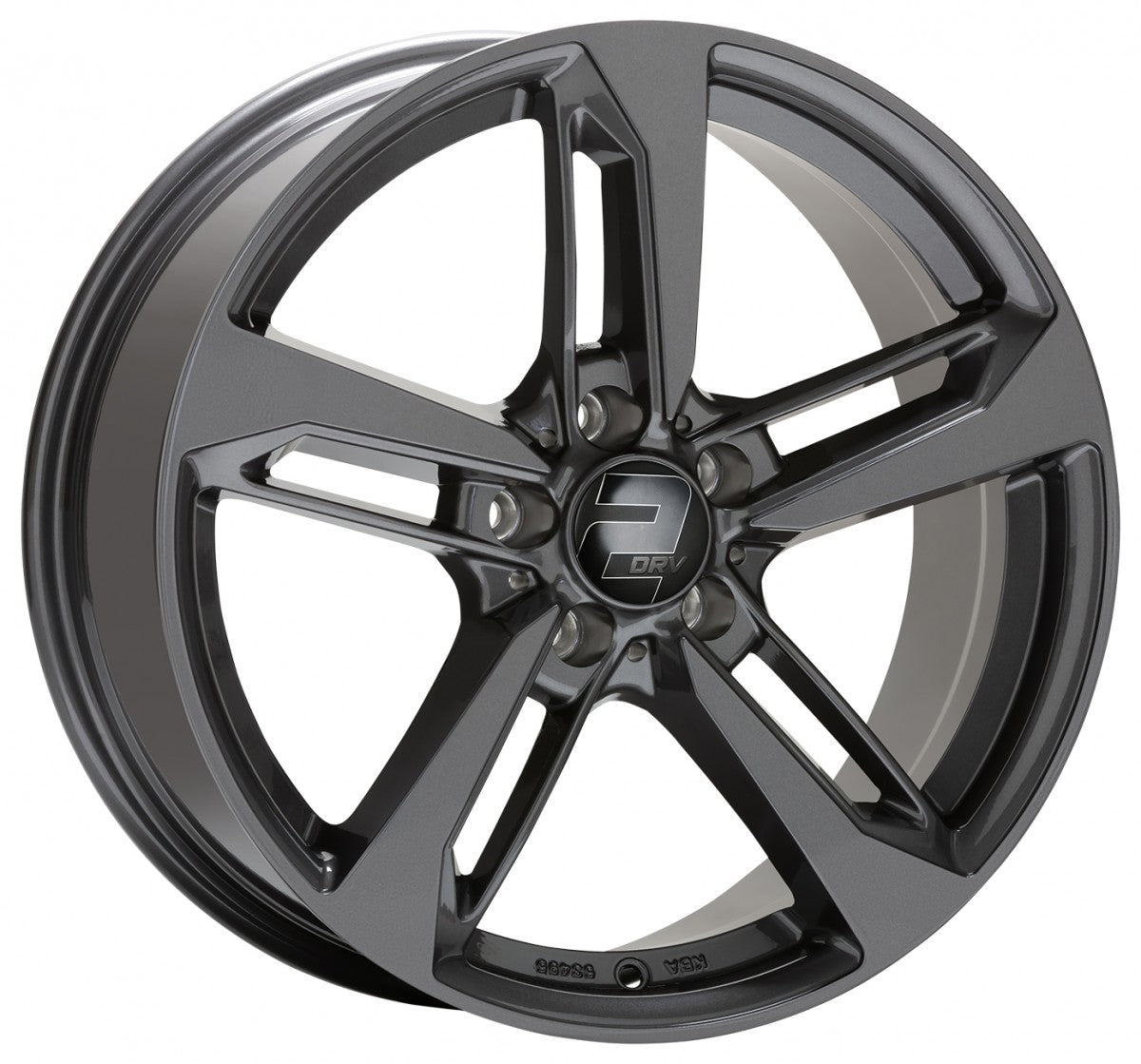 2DRV WH36 daytona grau lackiert 8.5x19 ET40 - LK5/112 ML66.6