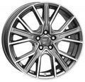 2DRV WH34 daytona grau hochglanzpoliert Alufelge 8.5x20 Zoll ET40 LK 5x112 ML66.6