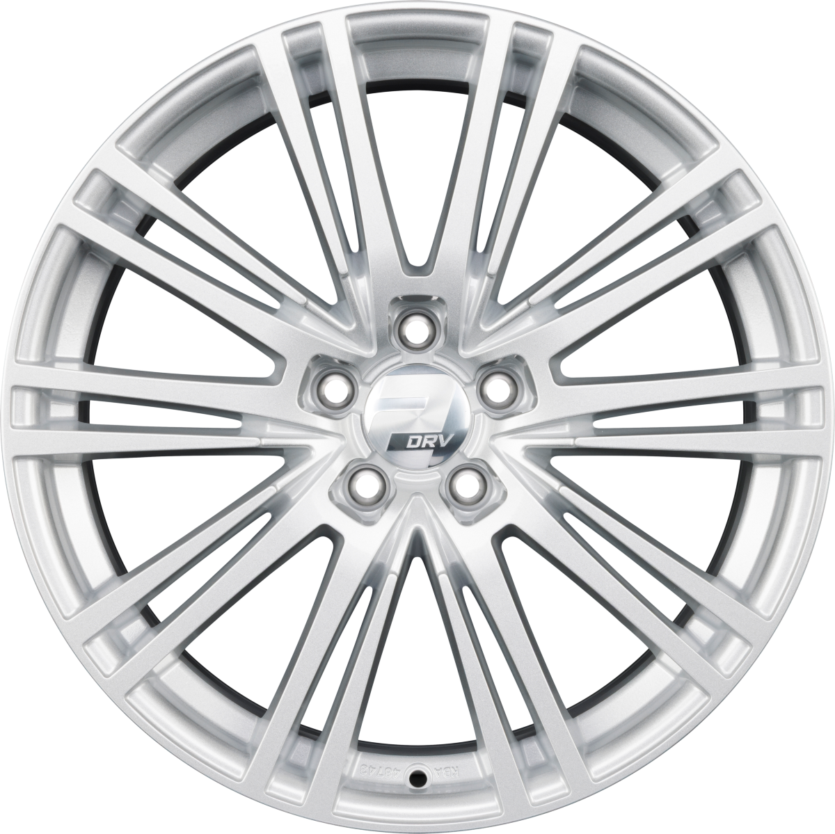 2DRV by WHEELWORLD WH18 Race Silber Lackiert (RS) Alufelge 7.5x17 Zoll ET45 LK 5x112 ML66.6