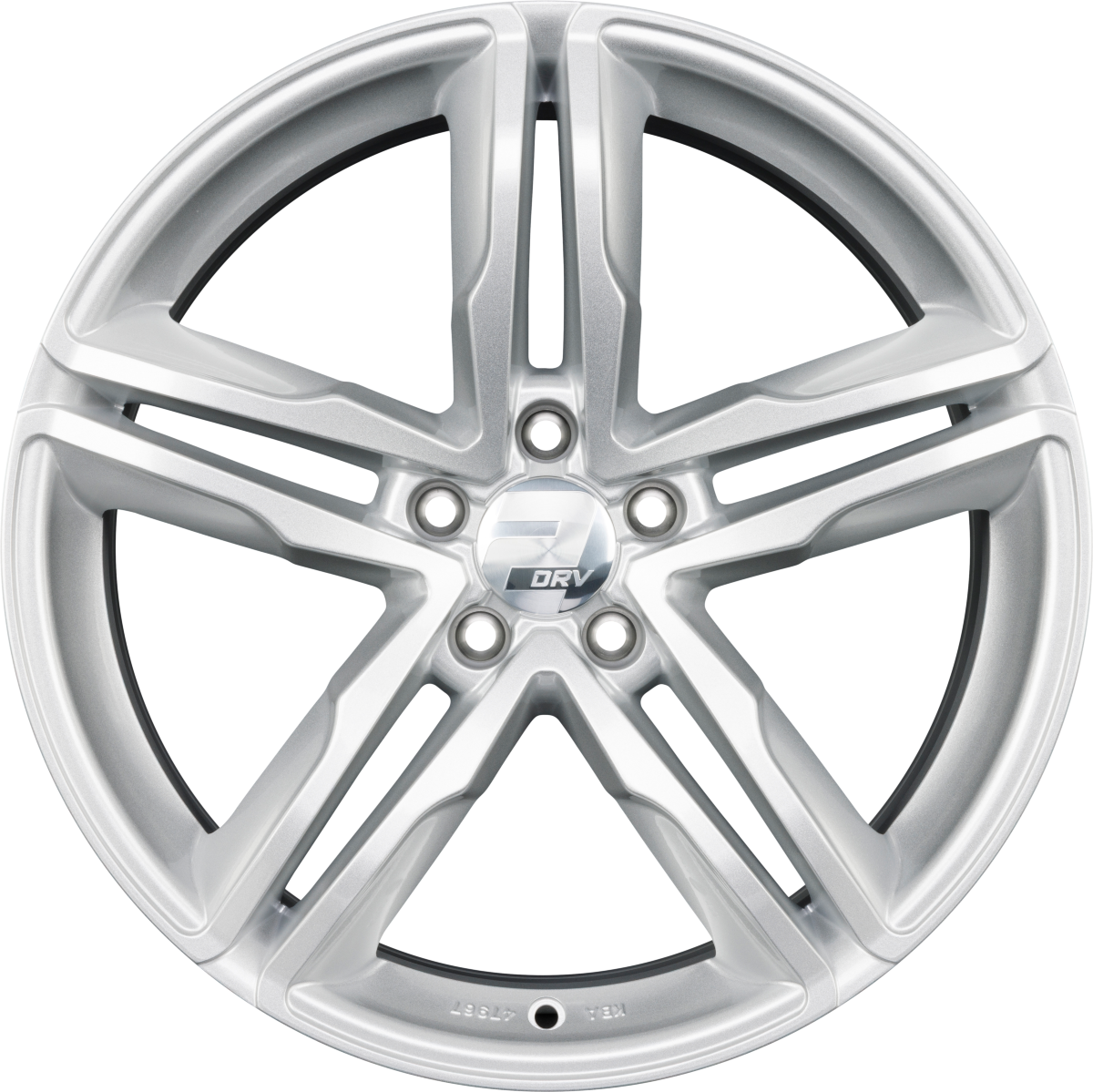 2DRV by WHEELWORLD WH11 Arktic Silber Lackiert (AS) Alufelge 8.5x19 Zoll ET30 LK 5x112 ML66.6
