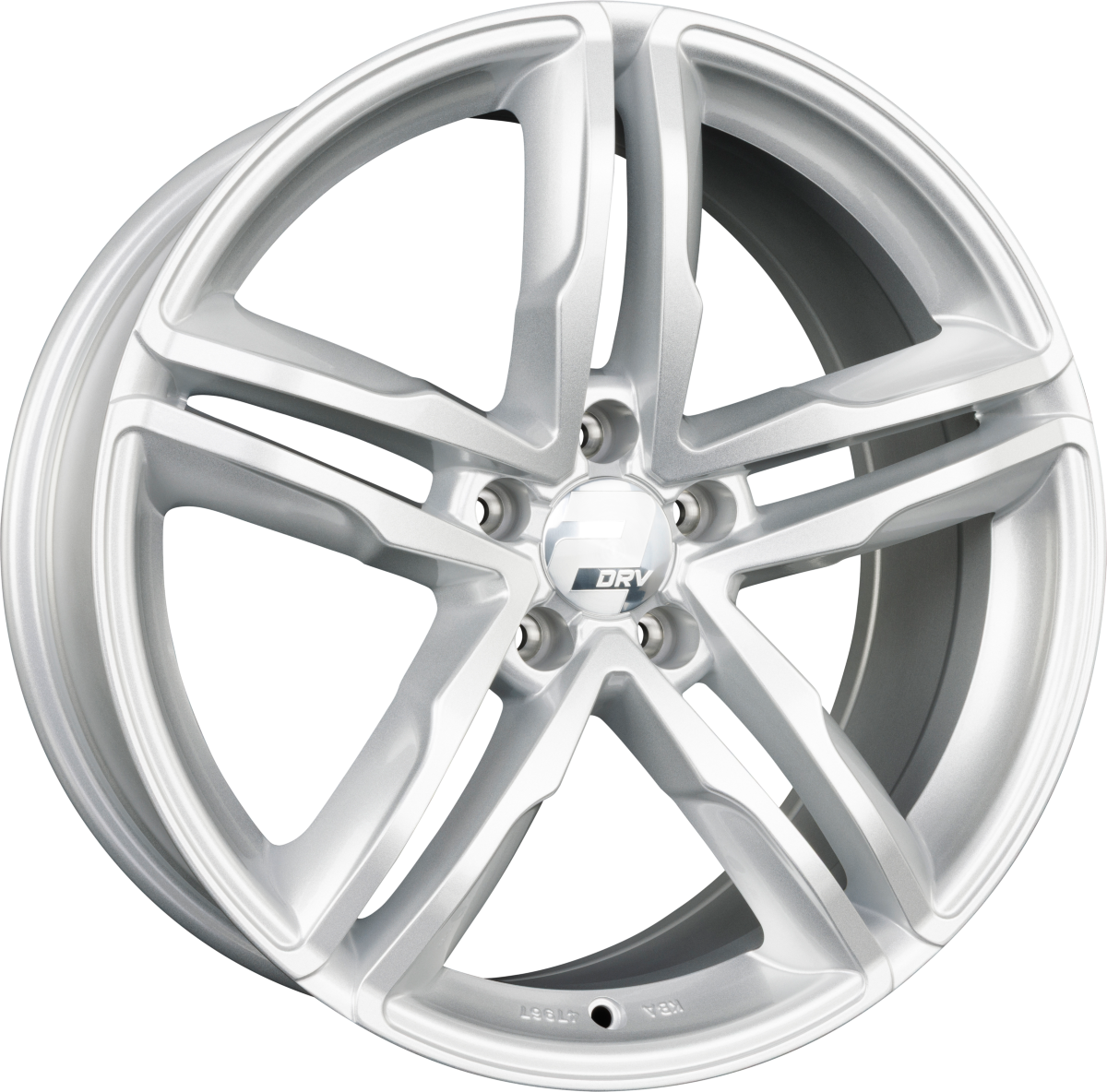 2DRV by WHEELWORLD WH11 Arktic Silber Lackiert (AS) Alufelge 8.5x19 Zoll ET45 LK 5x112 ML66.6 – Bild 2