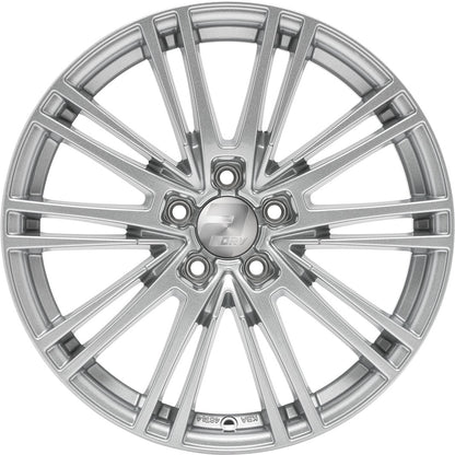 2DRV WH18 race silber lackiert 8x18 ET45 - LK5/112 ML66.6