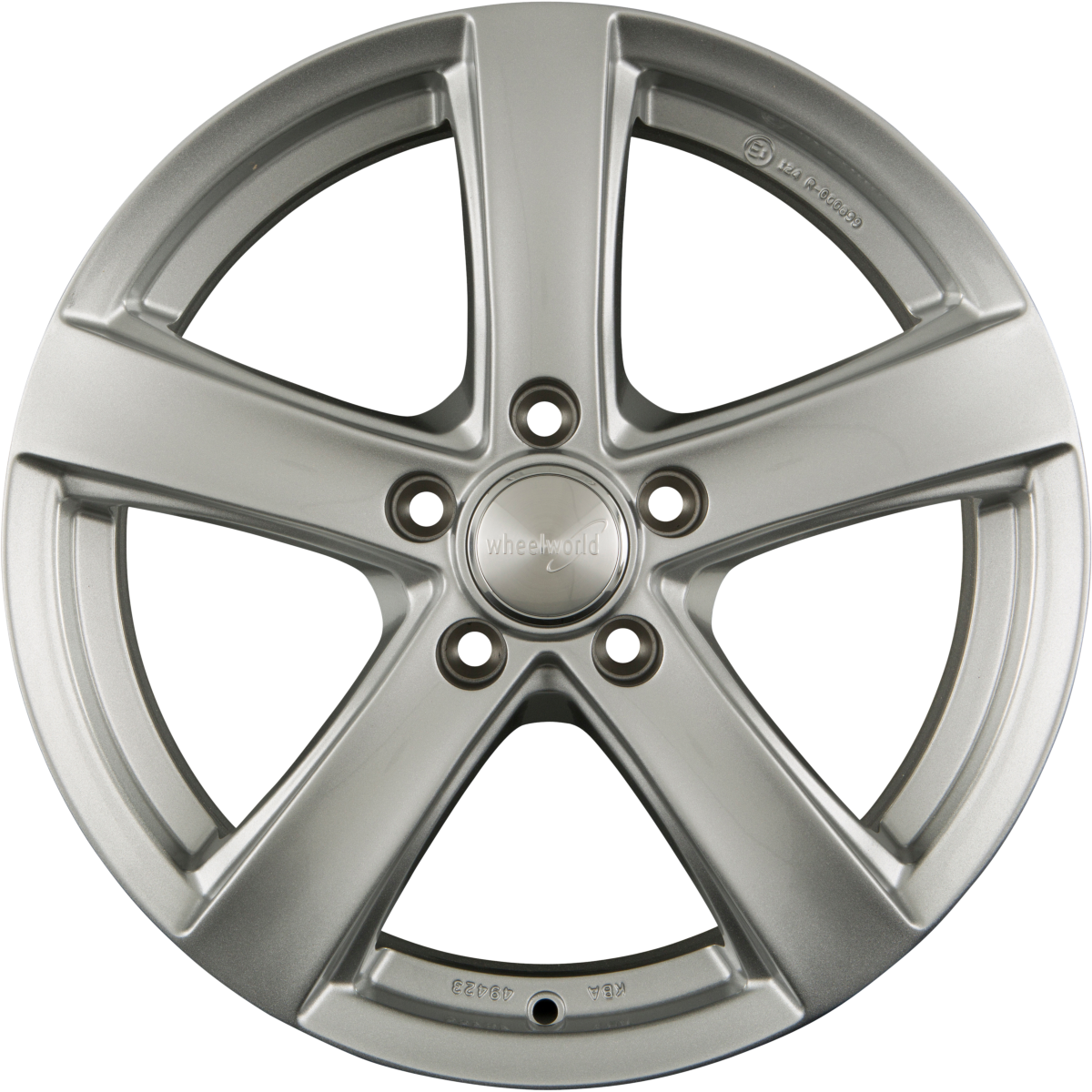 2DRV by WHEELWORLD WH24 Race Silber Lackiert (RS) Alufelge 6.5x16 Zoll ET38 LK 5x114.3 ML67.1