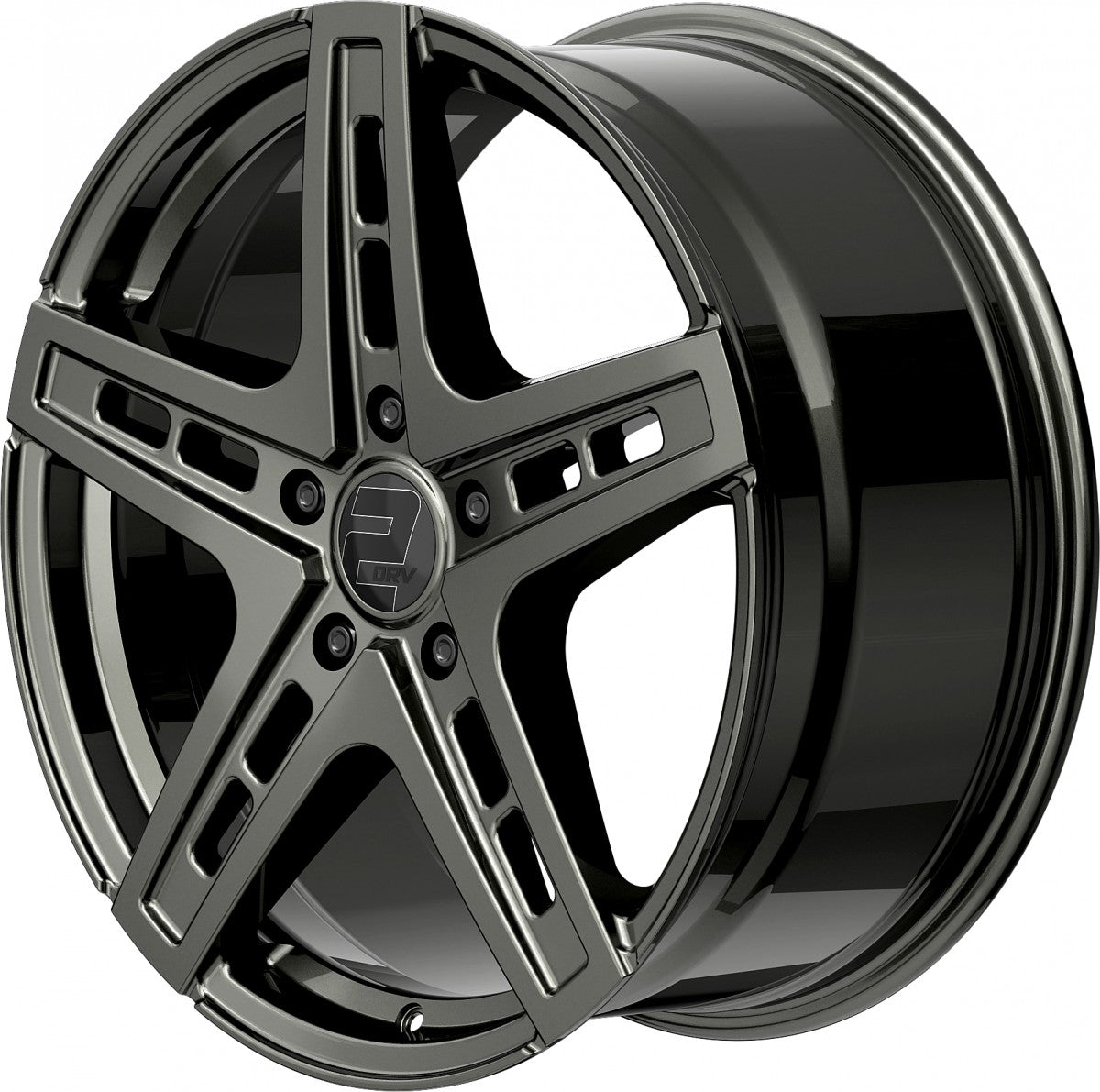 2DRV WH38 dark gunmetal lackiert 9x20 ET35 - LK5/112 ML66.6