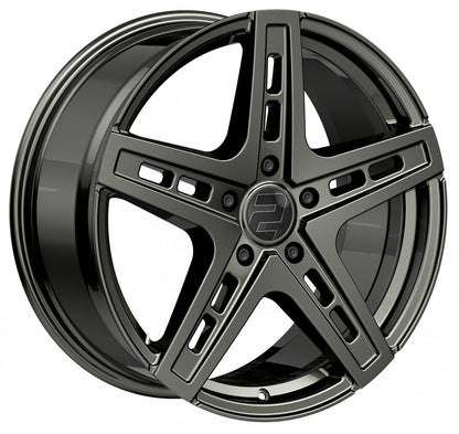 2DRV WH38 dark gunmetal lackiert 9x20 ET35 - LK5/112 ML66.7