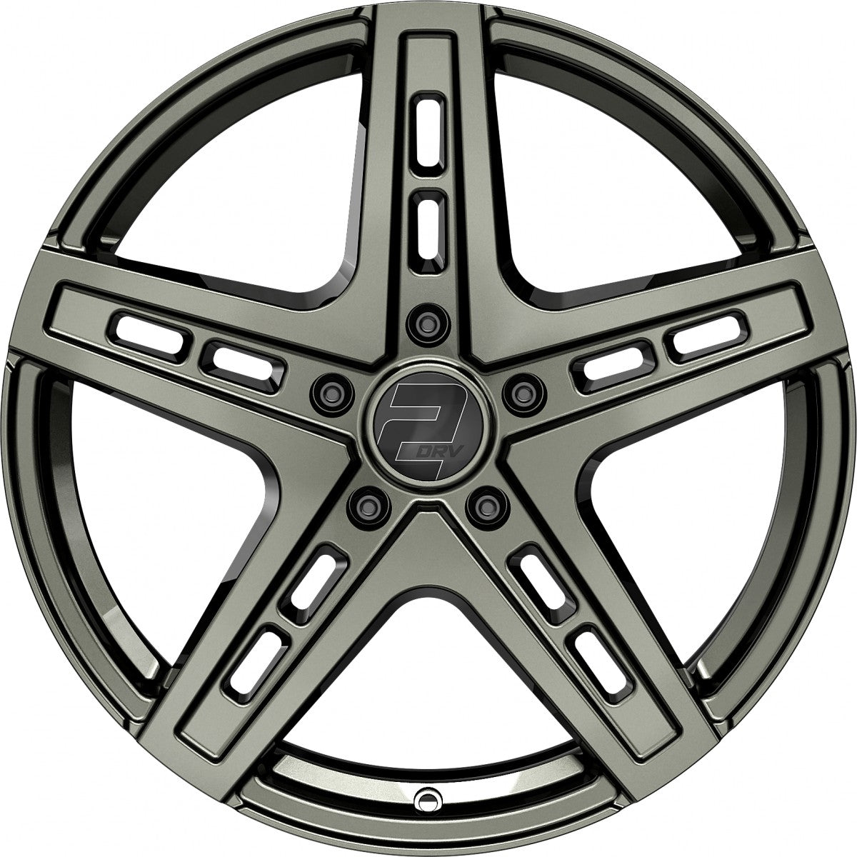 2DRV WH38 dark gunmetal lackiert 9x20 ET30 - LK5/130 ML84.1