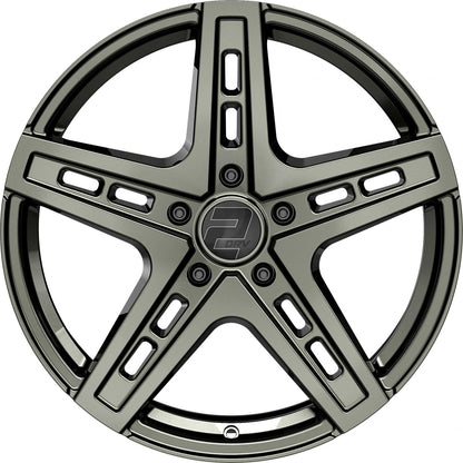 2DRV WH38 dark gunmetal lackiert 9.5x22 ET35 - LK5/112 ML66.6