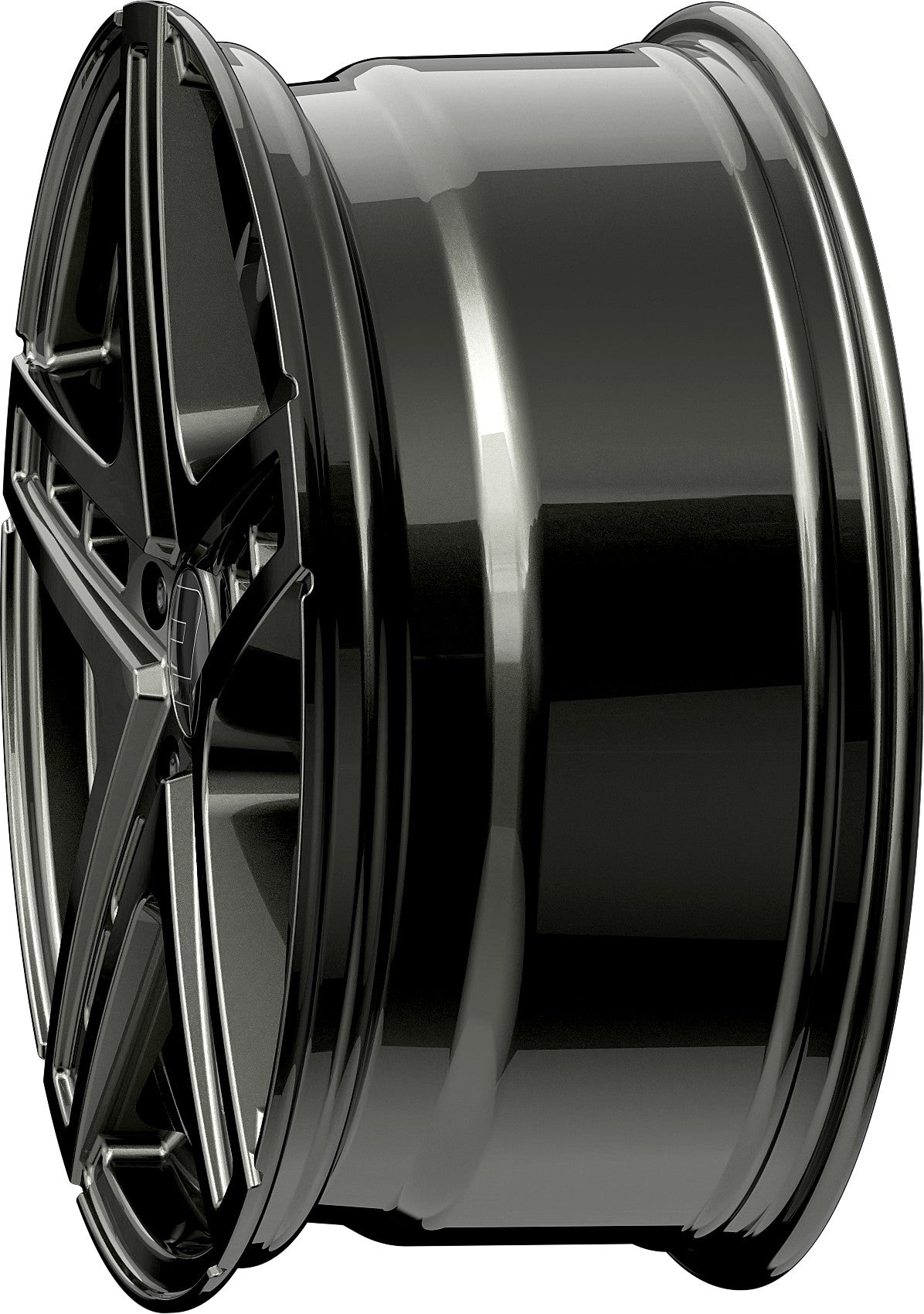 2DRV WH38 dark gunmetal lackiert 9.5x22 ET35 - LK5/130 ML84.1