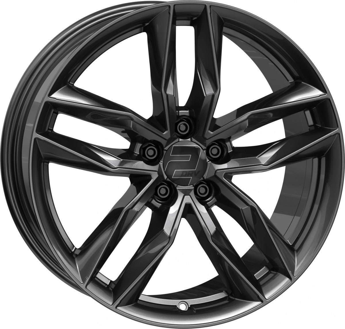 2DRV WH40 dark gunmetal lackiert 7.5x18 ET60 - LK5/120 ML65.1