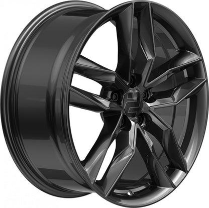2DRV WH40 dark gunmetal lackiert 8x18 ET39 - LK5/112 ML66.6