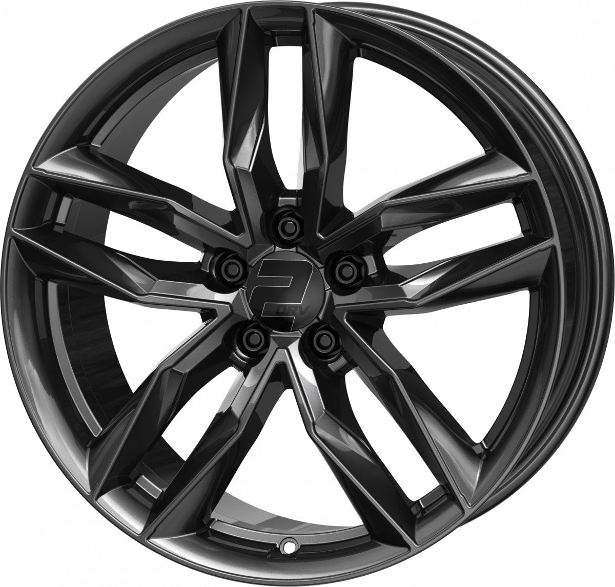 2DRV WH40 dark gunmetal lackiert 8x19 ET45 - LK5/112 ML57.1