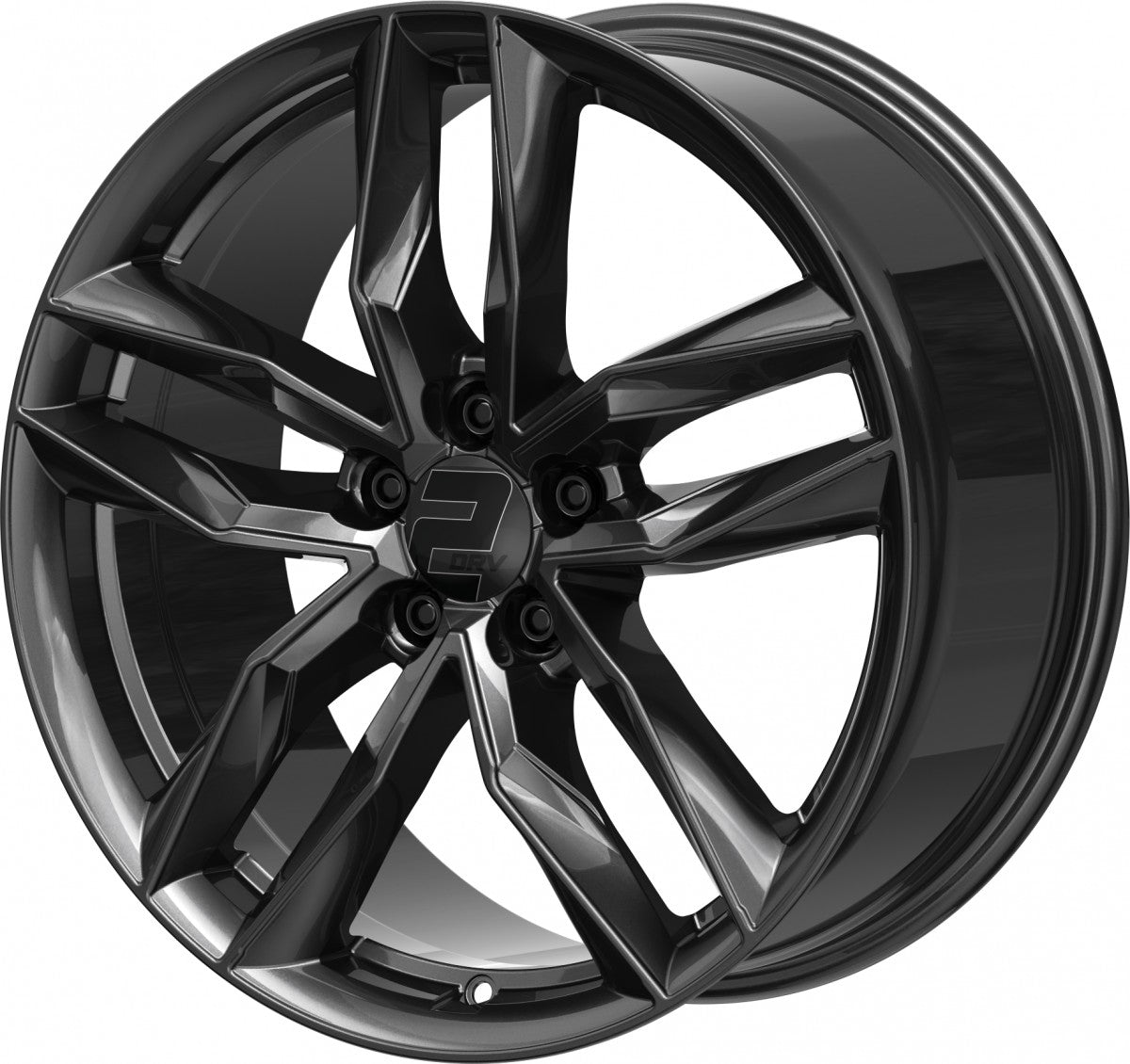 2DRV WH40 dark gunmetal lackiert 8.5x19 ET32 - LK5/112 ML66.6