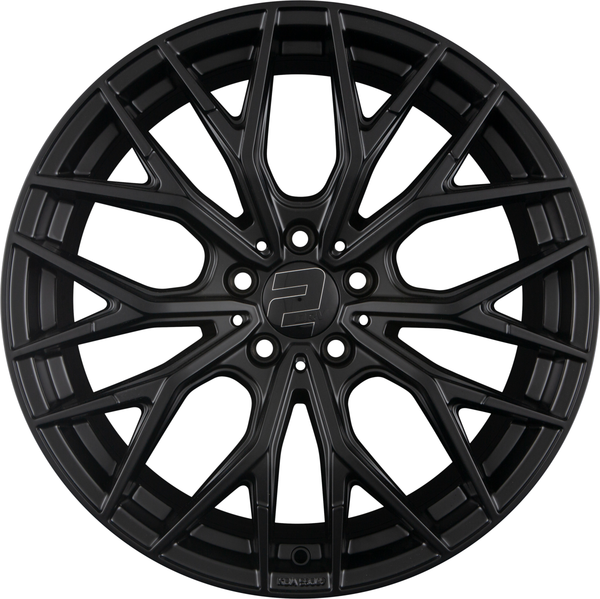 2DRV by WHEELWORLD WH37 Schwarz Matt Lackiert (SW) Alufelge 8x18 Zoll ET35 LK 5x120 ML72.6