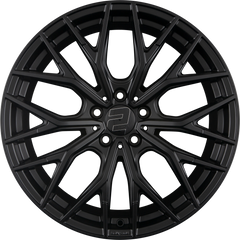 2DRV by WHEELWORLD WH37 Schwarz Matt Lackiert (SW) Alufelge 8x18 Zoll ET35 LK 5x120 ML72.6