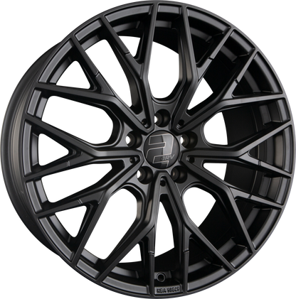 2DRV by WHEELWORLD WH37 Schwarz Matt Lackiert (SW) Alufelge 8x18 Zoll ET35 LK 5x120 ML72.6 – Bild 2