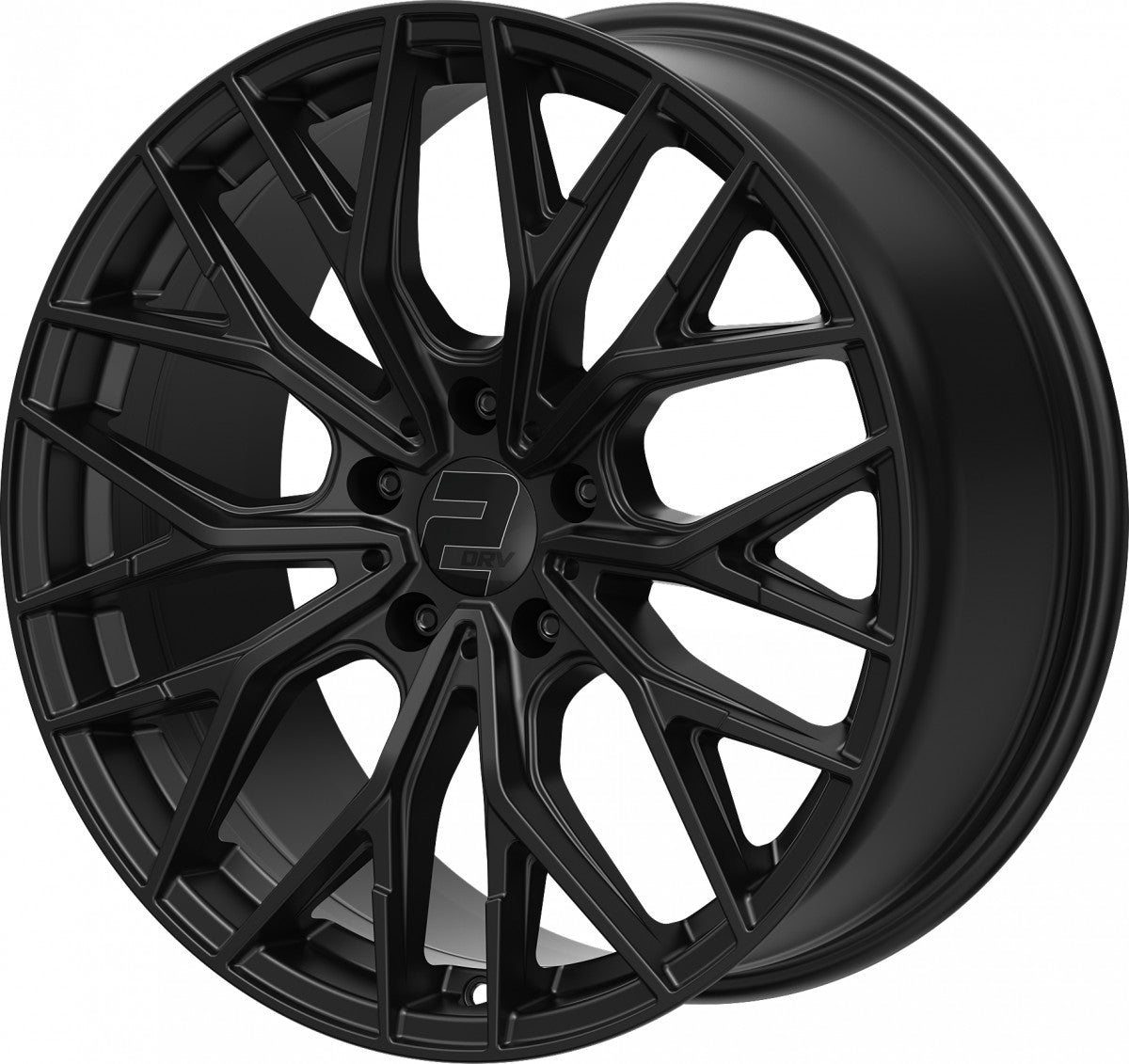 2DRV WH37 schwarz matt lackiert 8.5x19 ET35 - LK5/120 ML72.6