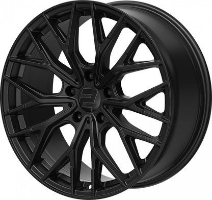 2DRV WH37 schwarz matt lackiert 8.5x19 ET35 - LK5/120 ML72.6