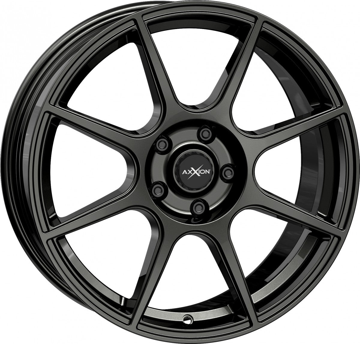 Axxion X2 dark gunmetal lackiert Alufelge 7x17 Zoll ET38 LK 4x100 ML63.4