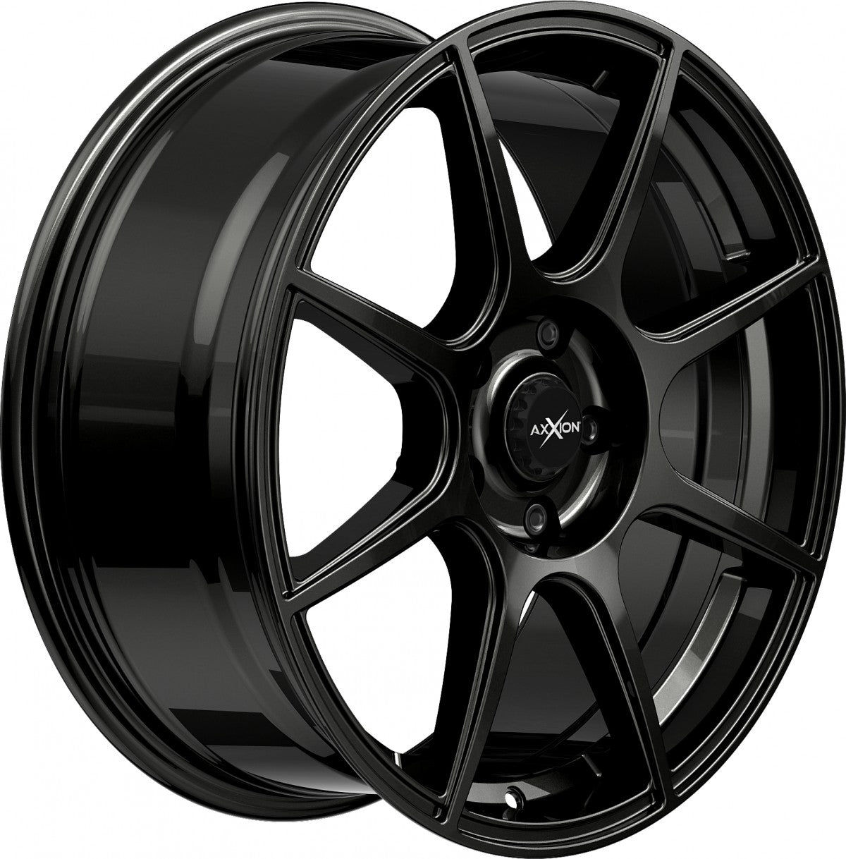Axxion X2 dark gunmetal lackiert Alufelge 7x17 Zoll ET40 LK 5x114.3 ML72.6 – Bild 4