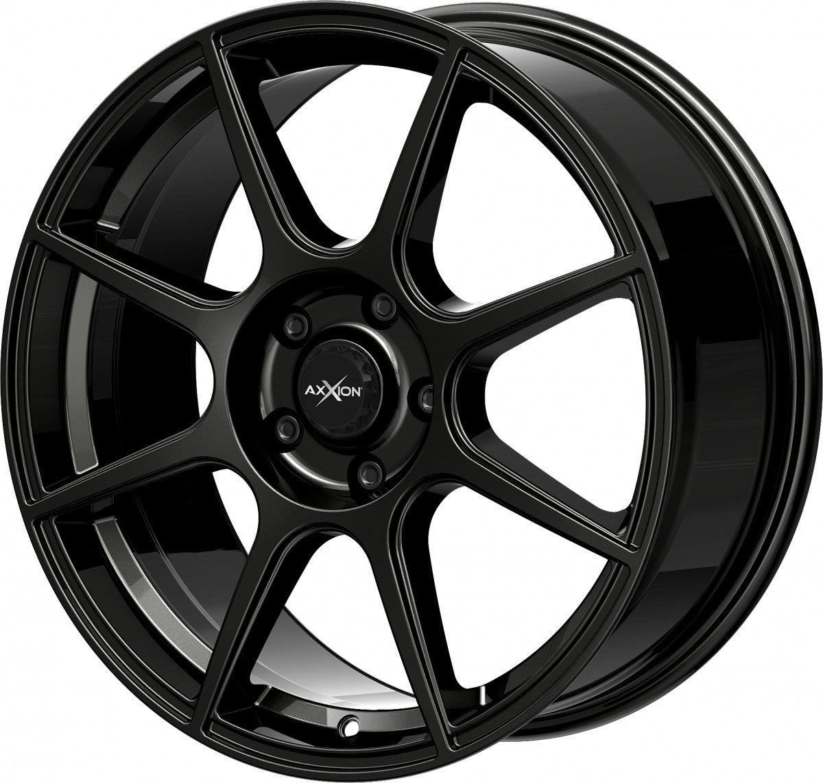 Axxion X2 dark gunmetal lackiert Alufelge 7x17 Zoll ET40 LK 5x114.3 ML72.6 – Bild 7