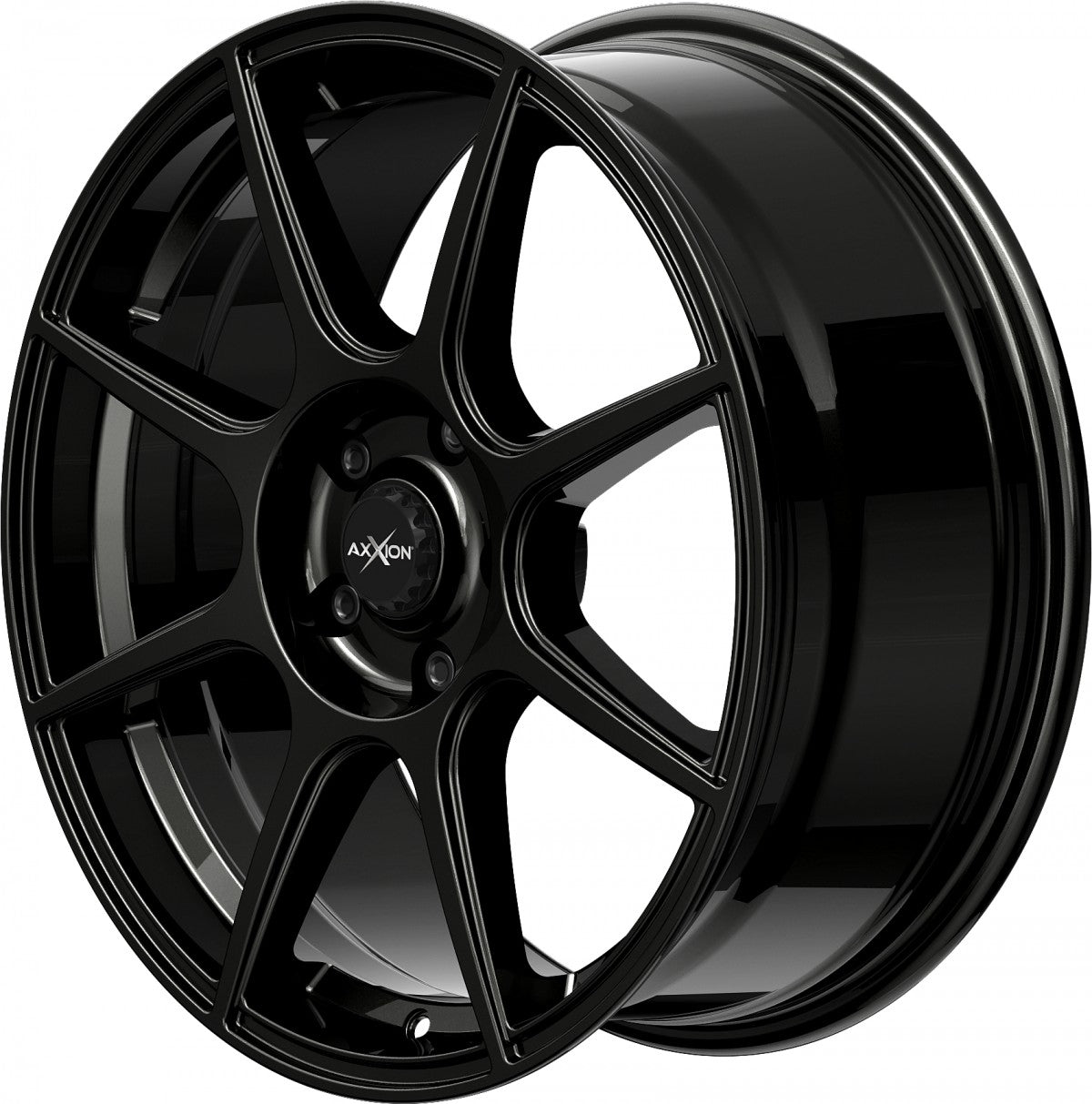 Axxion X2 dark gunmetal lackiert Alufelge 7x17 Zoll ET40 LK 5x114.3 ML72.6 – Bild 8