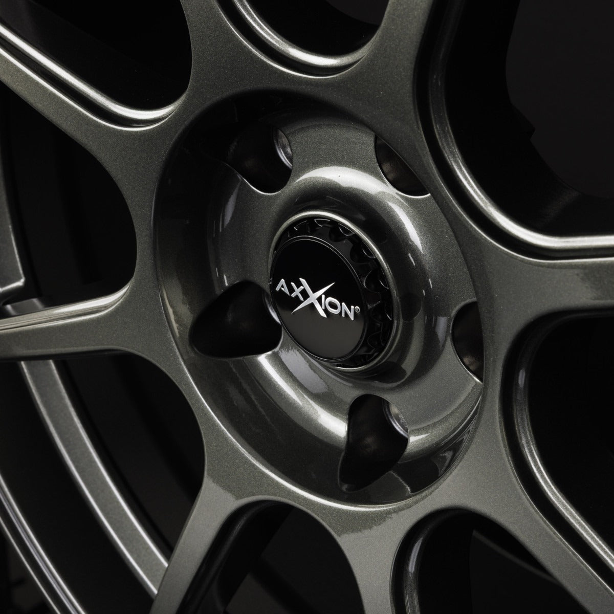 Axxion X2 Dark Gunmetal Glänzend Lackiert (DGM+) Alufelge 7x17 Zoll ET37 LK 5x120 ML72.6 – Bild 3